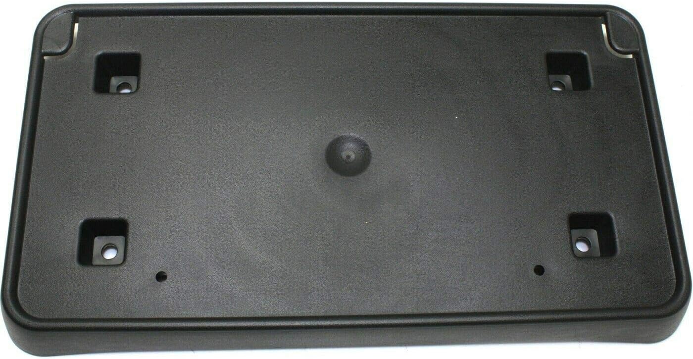 DAT AUTO PARTS Front Bumper License Plate Frame Tag Mounting Bracket Holder Replacement for 2014 2015 2016 Jeep Grand Cherokee Except Summit Models Black Textured Plastic CH1068124 68144511AB