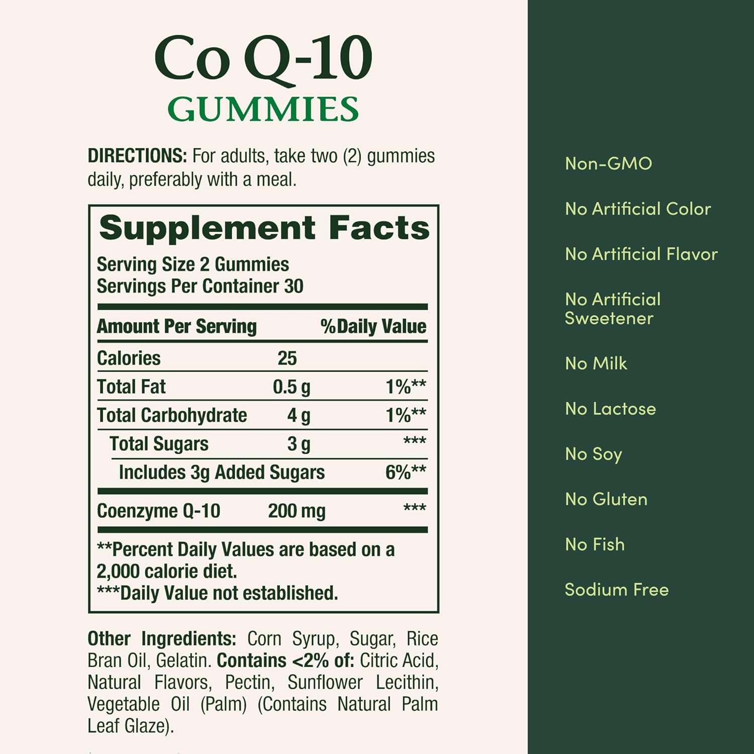 Nature's Bounty CoQ10 Gummies, Supports Heart Health, CoQ10 200mg, Peach Mango Flavor, 60 Count - Image 5