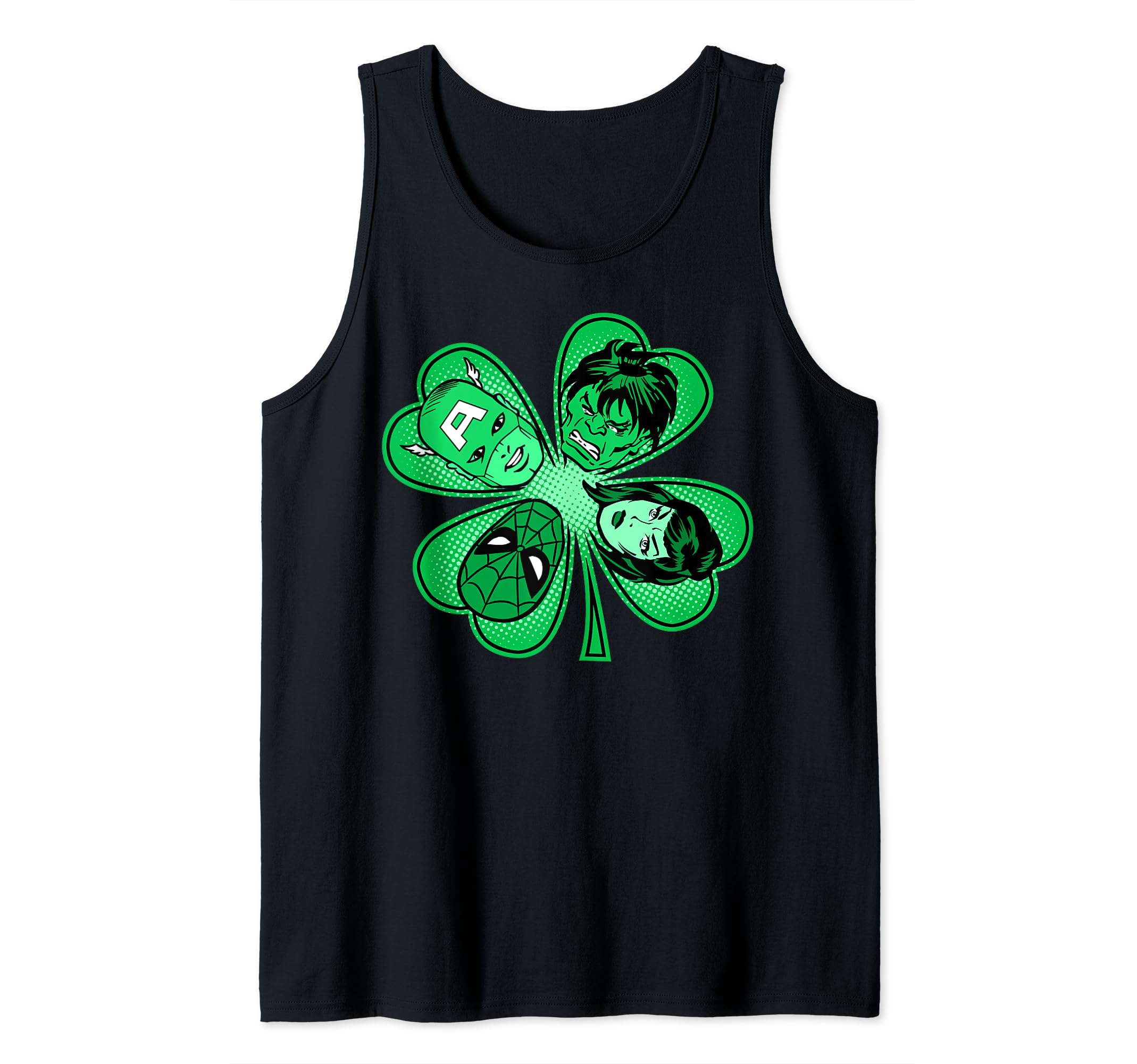 Débardeur Marvel St. Patrick : Débardeur vert trèfle pour fan de comics - 2