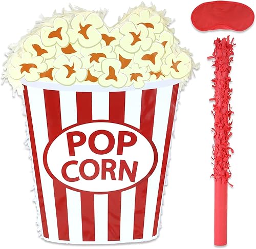 Miniatura 17 de Paquete de piñata de baloncesto de Birchio con venda y bate (13 x 13 x 4 Pulgadas), piñata de balón de fútbol para fiesta de cumpleaños de niños