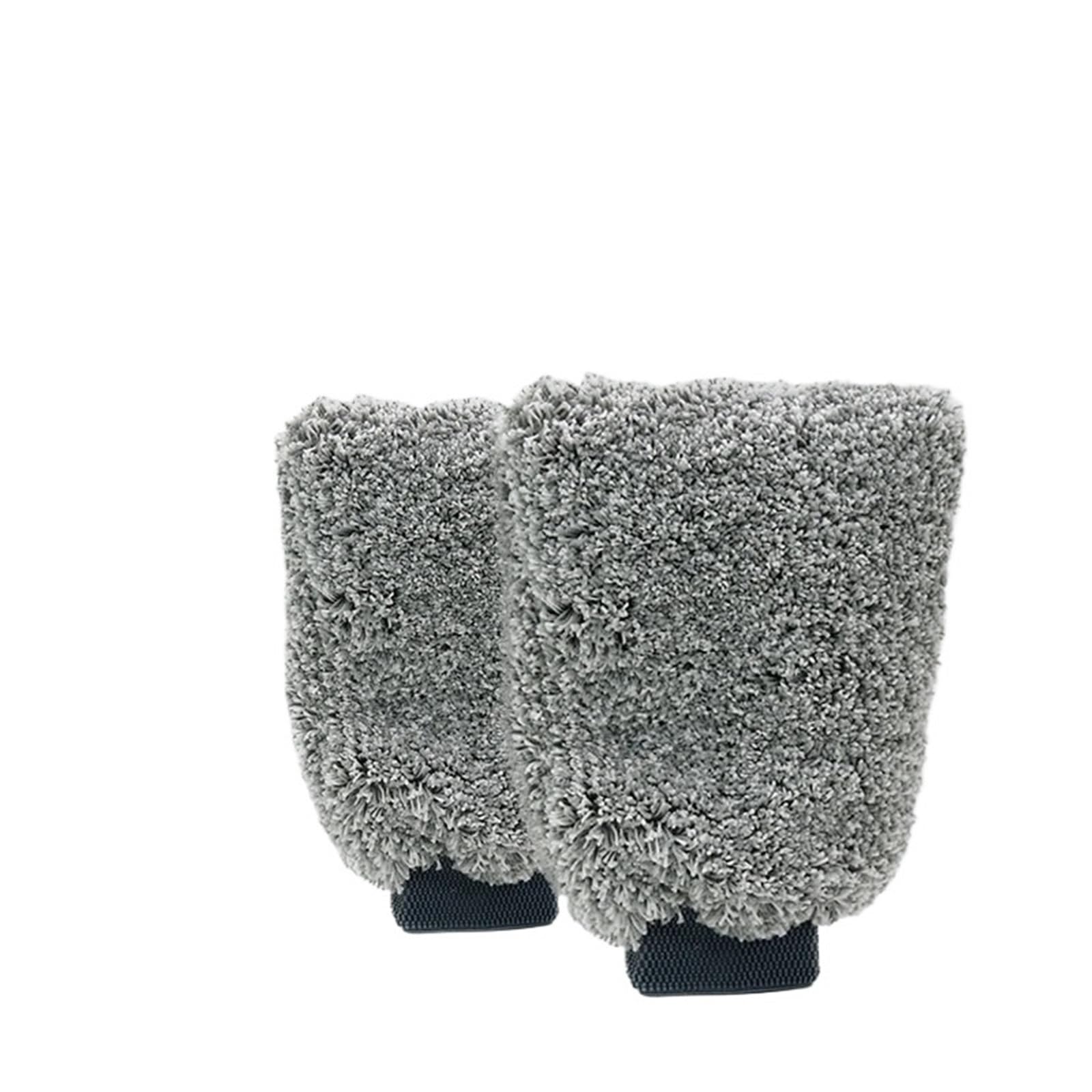 HEUchuan Fleece Car Wash Gloves 2Pcs Car Wash Mitt Waterproof Washing Gloves Microfiber Cleaning Ultra-Soft Thickening Glove For Care