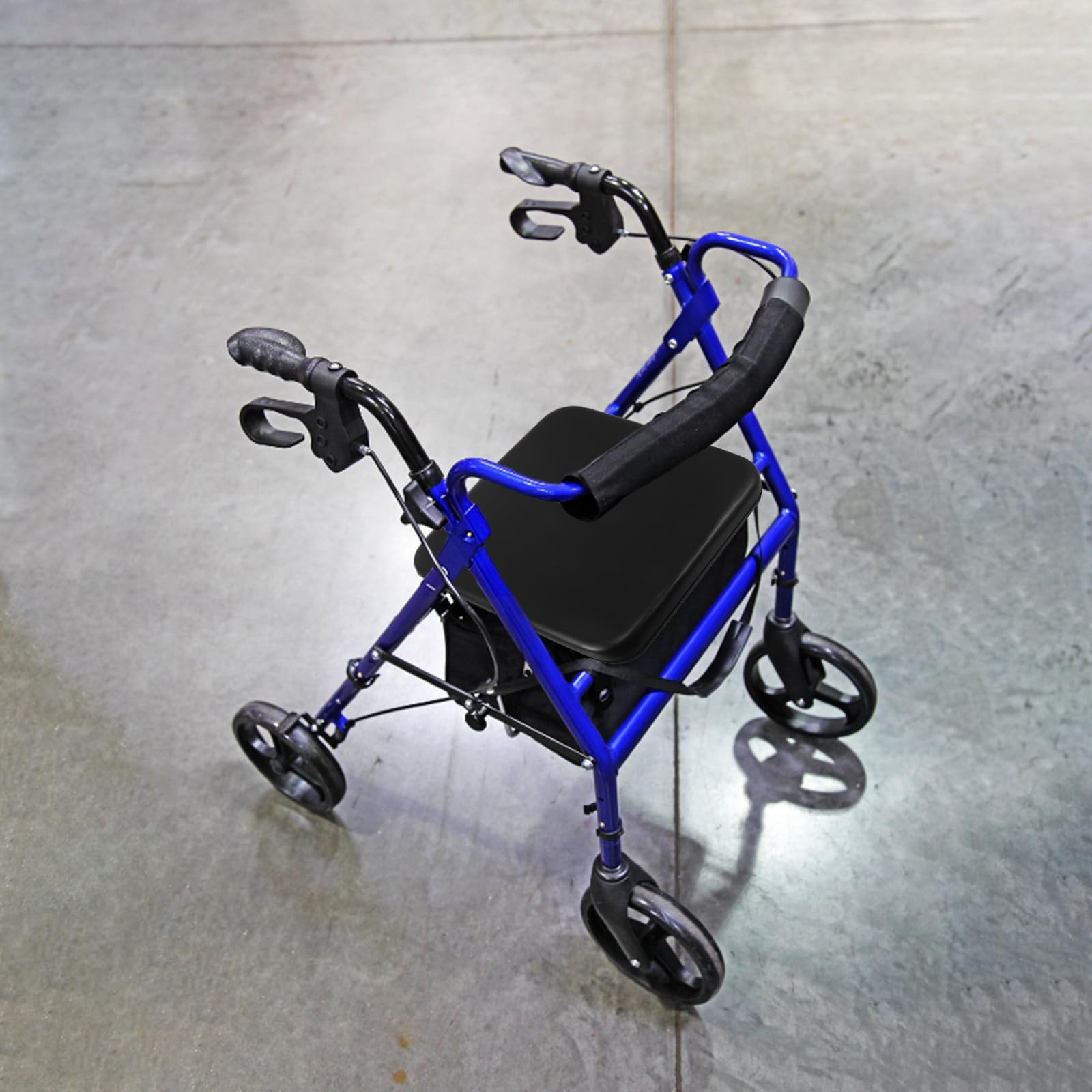Yardenfun Cuscino Sostitutivo per Sedile Deambulatore in Pu Antiscivolo, Supporto Ammortizzante e Pieghevole per Anziani, per Assistenza Domiciliare e Outdoor