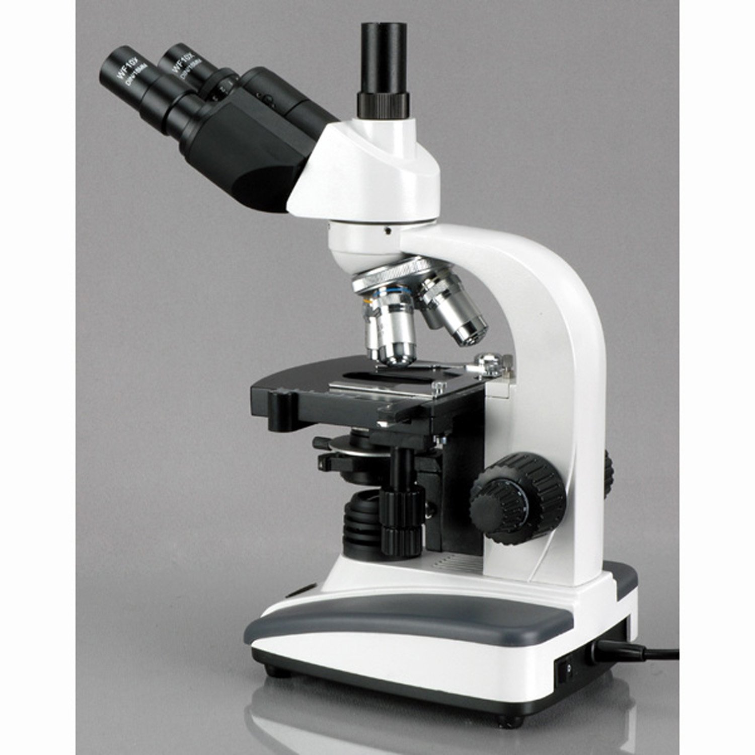 AmScope t360 C LED trinocular Compuesto biológica microscopio 40 x -2500 X