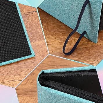 2 Pack Small Photo Albums, 6x4 Slip in Photo Albums 200 Photos Mini Flip Photo Book Album Portable Cover Memory Blue