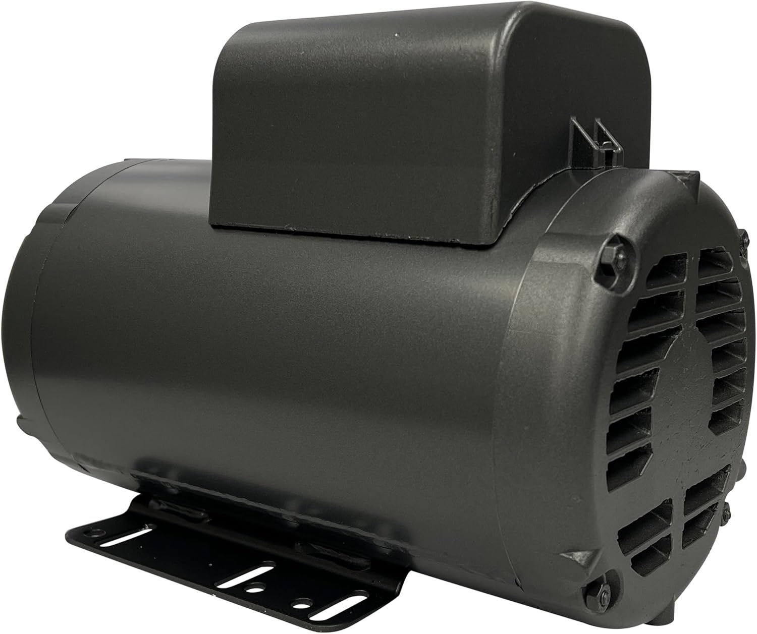 BALDOR 5HP AIR COMPRESSOR ELECTRIC MOTOR, 56HZ FRAME, 3450RPM, 208/230V, SINGLE-PHASE, 7/8" SHAFT, 1.15 SERVICE FACTOR MADE IN USA