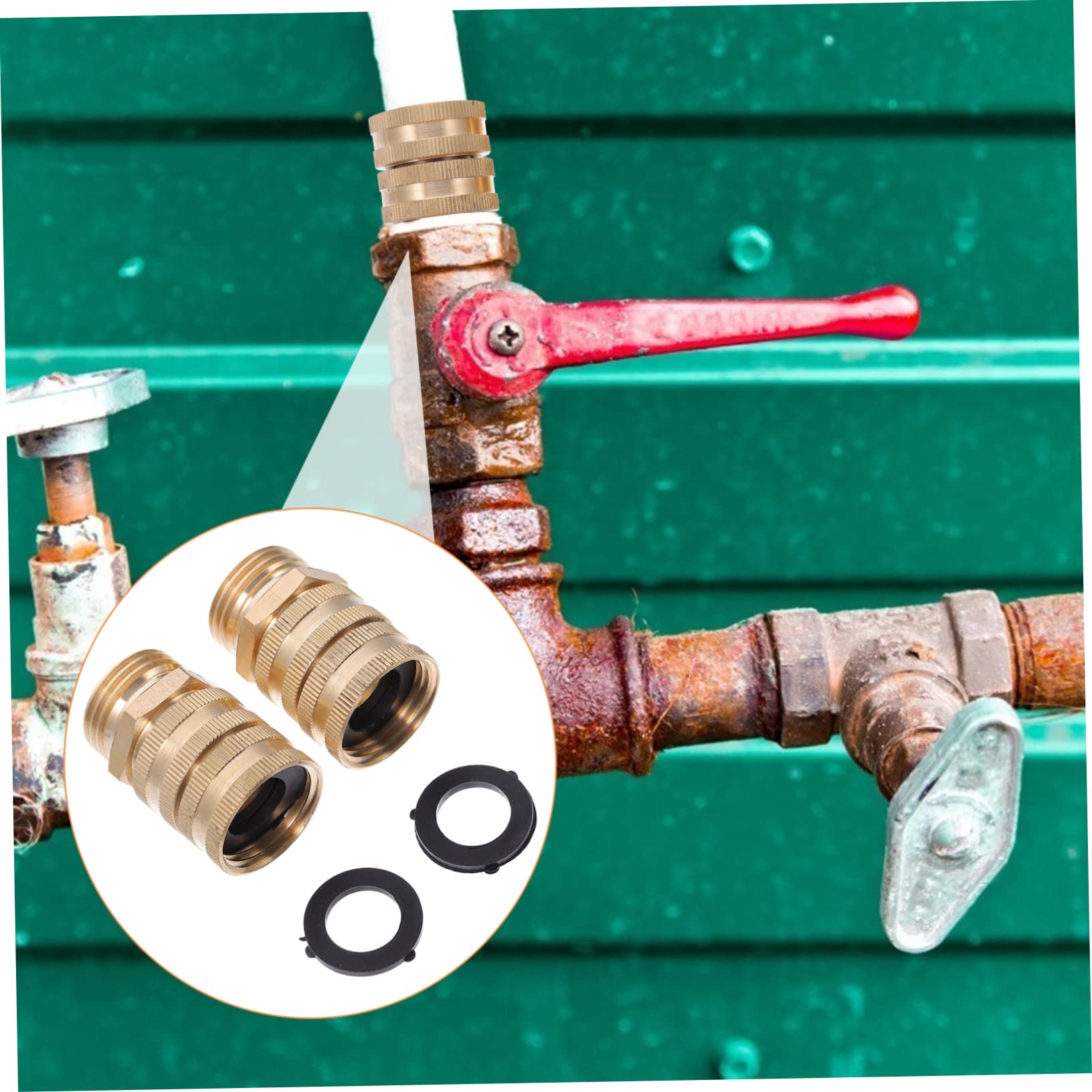 YARNOW 4pezzi Adattatori da Connettori per Irrigazione Facile Installazione Perdite Compatibile Accessori da