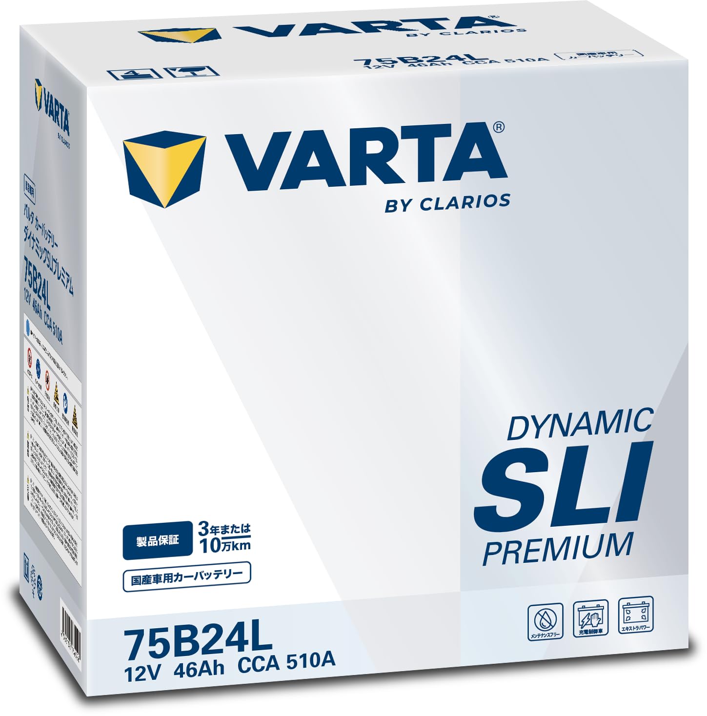あきぽんVARTA ダイナミックSLIプレミアム 75B24L Amazon | VARTA(バルタ) Dynamic SLI Premium 75B24L 国産車用