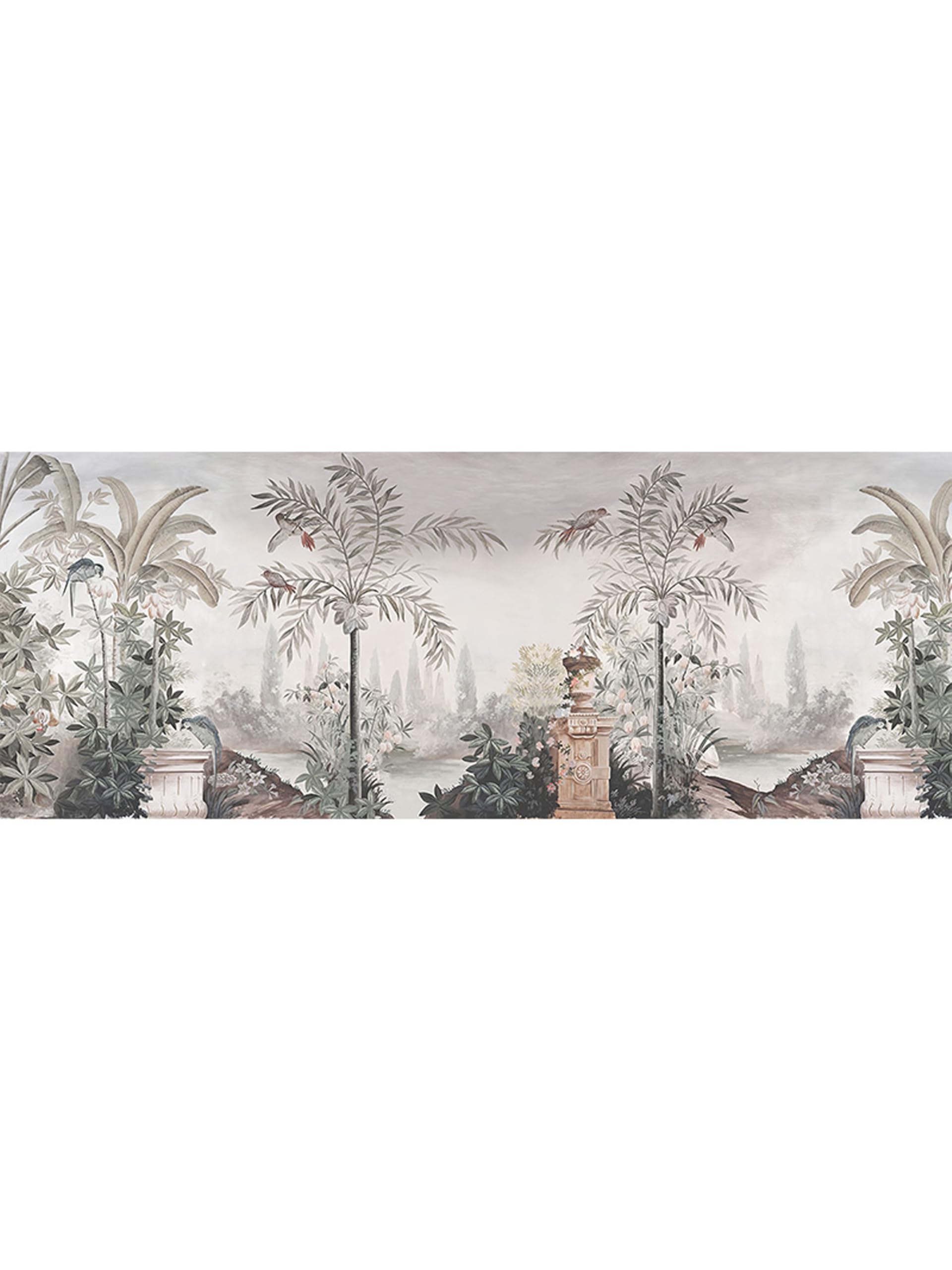 Fresque forêt d'encre 3D en intissé exquis pour décoration de luxe