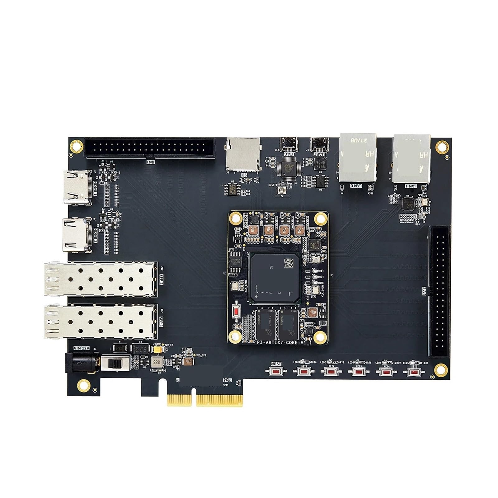 GTGFCSP 7A035 7A075 7A100 7A200 Card: 35T 75T 100T 200T FPGA Development Board(7A075 Board)