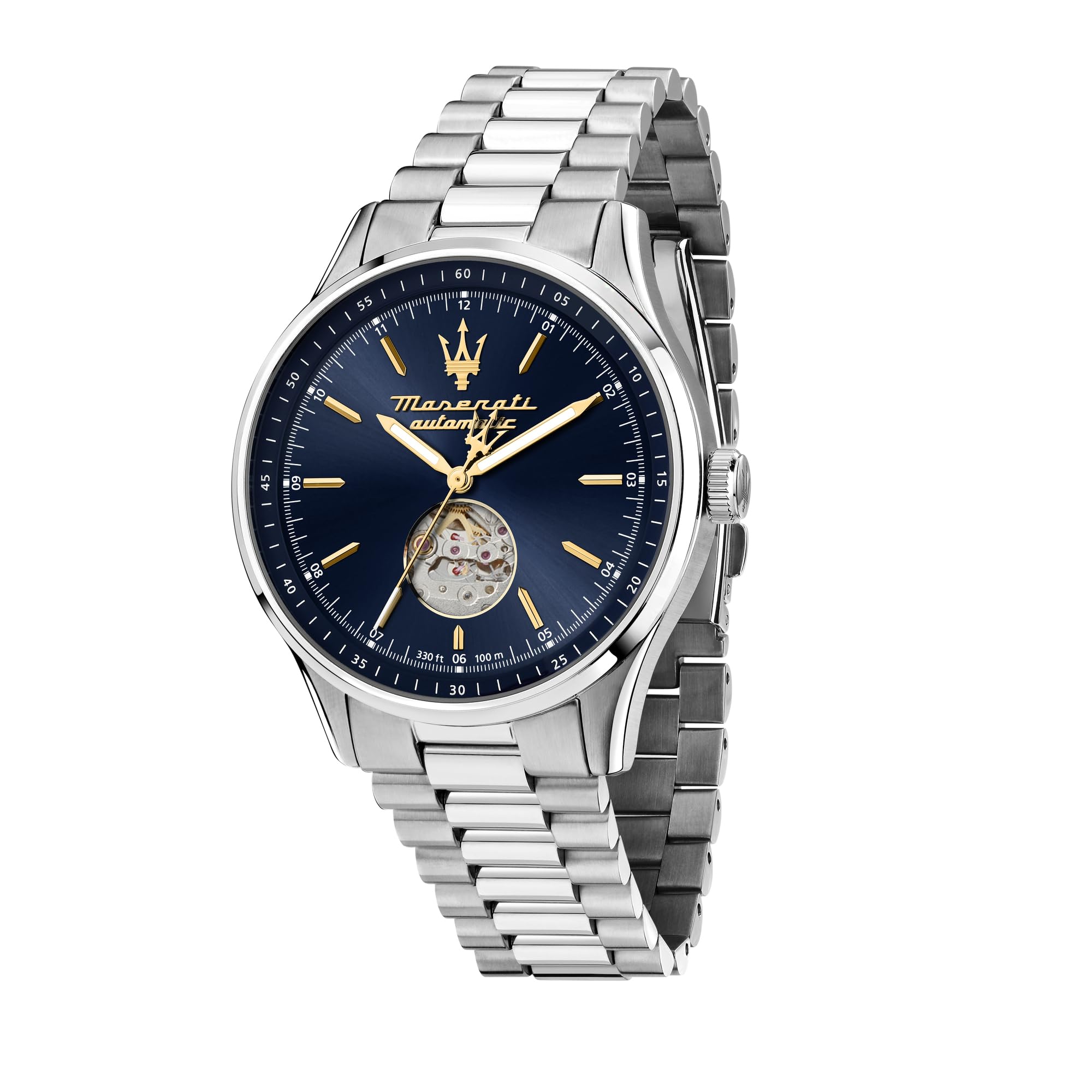Maserati Orologio Uomo, Automatico, Analogico, 42 mm, Collezione SORPASSO - R8823124002