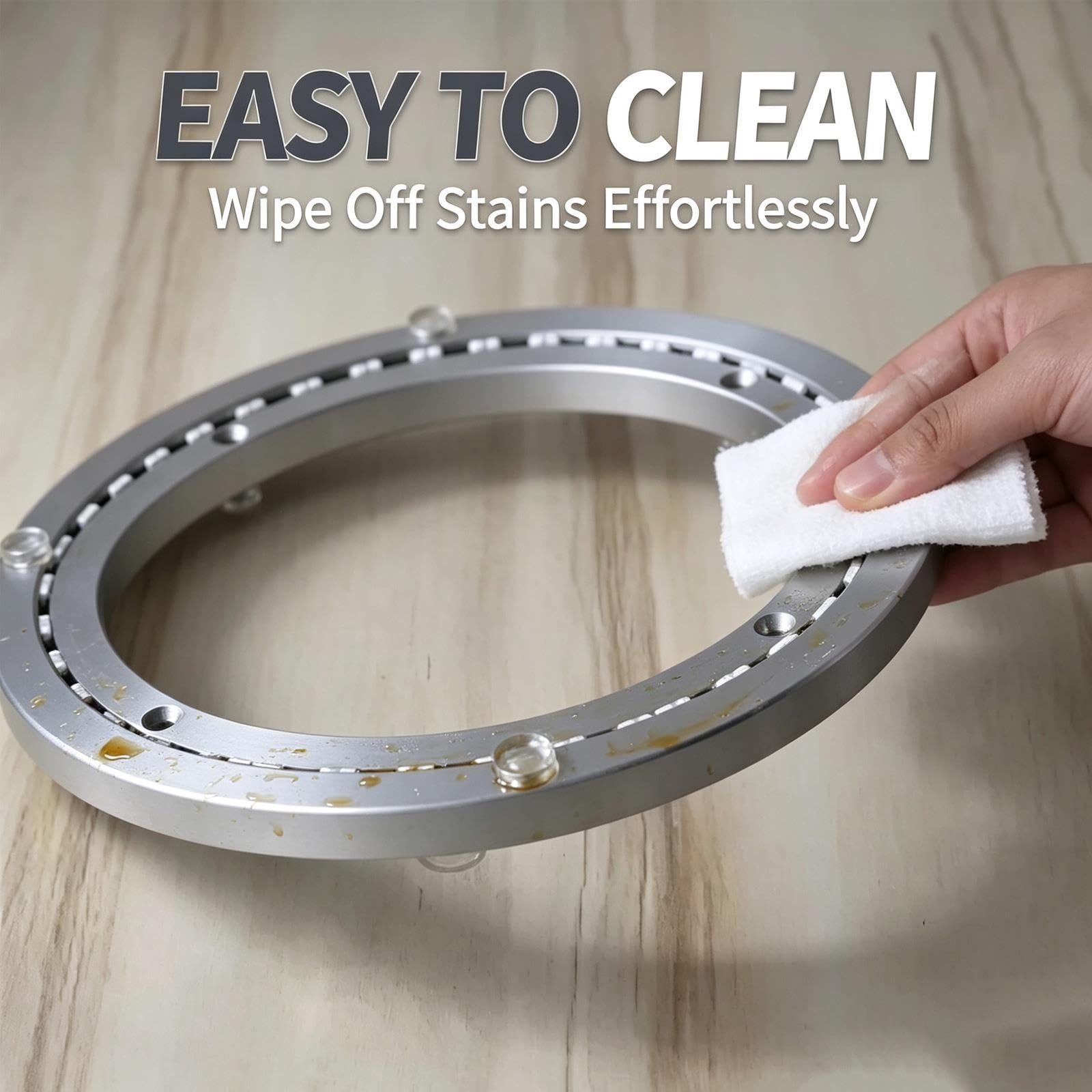 Domowy stół do jadalni, łożysko gramofonu, wytrzymały gramofon Lazy Susan
