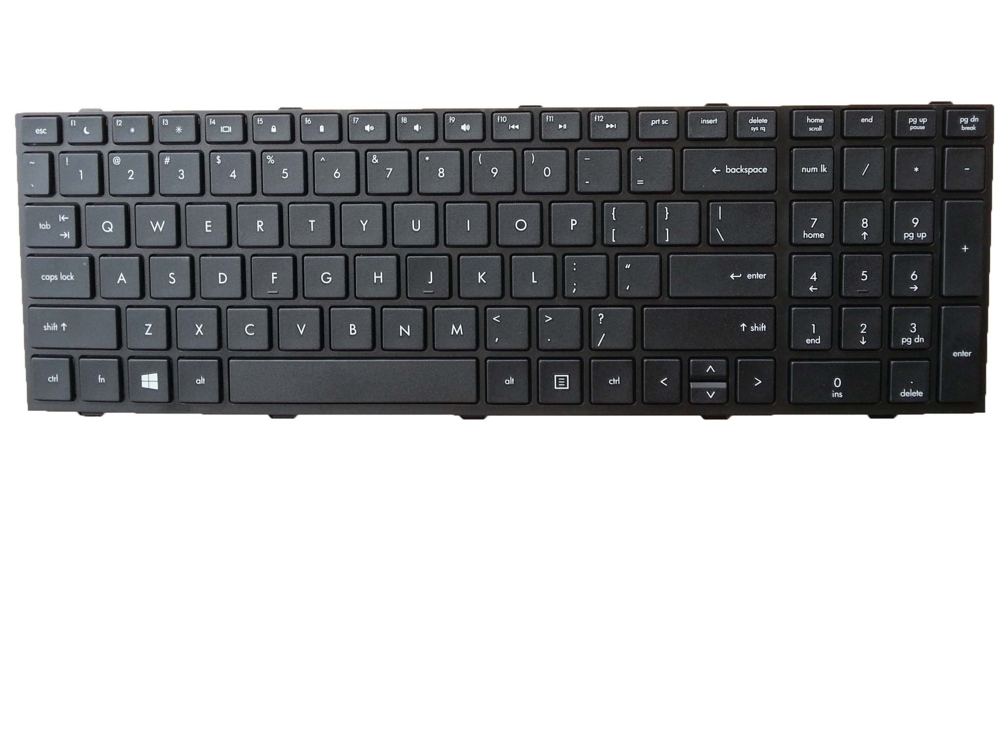 Amazon.com: New US Black Non-Backlit Laptop Keyboard (with Frame  