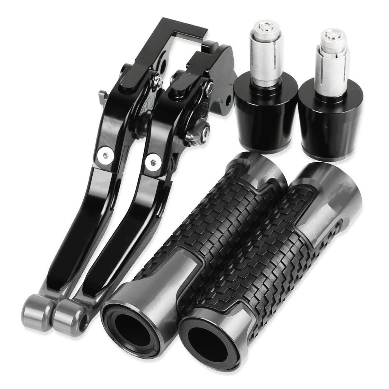 Moto Leviers d'embrayage De Frein pour MSX125 2014 2015 2016 2017 Moto en Aluminium Réglable Leviers d'embrayage De Frein Guidon Poignées Se Termine (Couleur : 10)