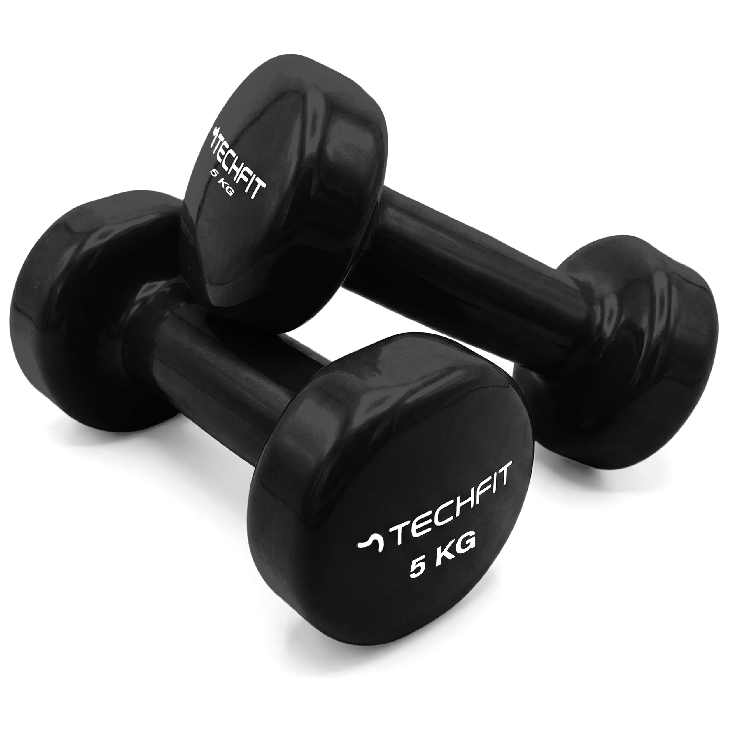 TechFit Manubrio In Neoprene Palestra In Ghisa Rivestita Antiscivolo Per Fitness Allenamento Corpo Libero Ginnastica Aerobica Esercizi Di Forza E Tonicità Impugnatura Ergonomica