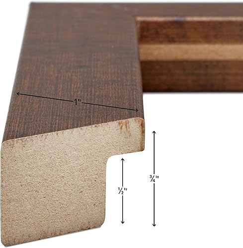 Miniatura 4 de Craig Frames Essentials, moderno marco de fotos de cobre rústico de 1 pulgada de ancho y 20 x 24 pulgadas mate para mostrar una foto de 16 x 20