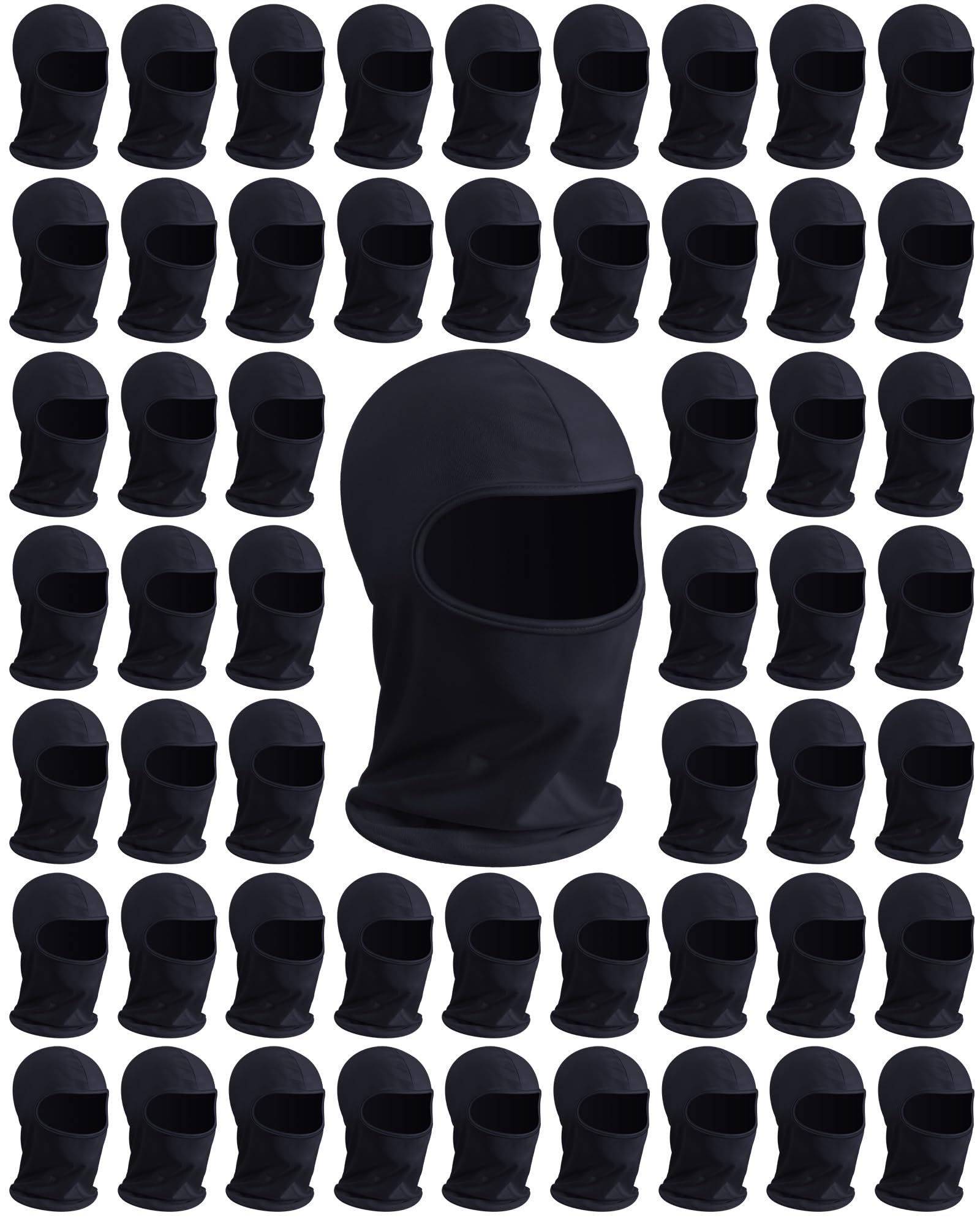 Panitay 50 Pack Spray Sock Head Socks Painters Hood Mask,Black