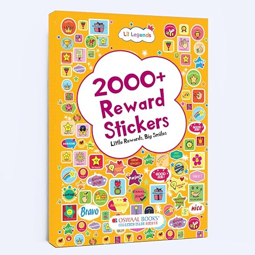 Oswaal 2000+ Reward Stickers | Perfectly Curated for Teachers and Parents | Designed to Motivate Children | Lil Legends