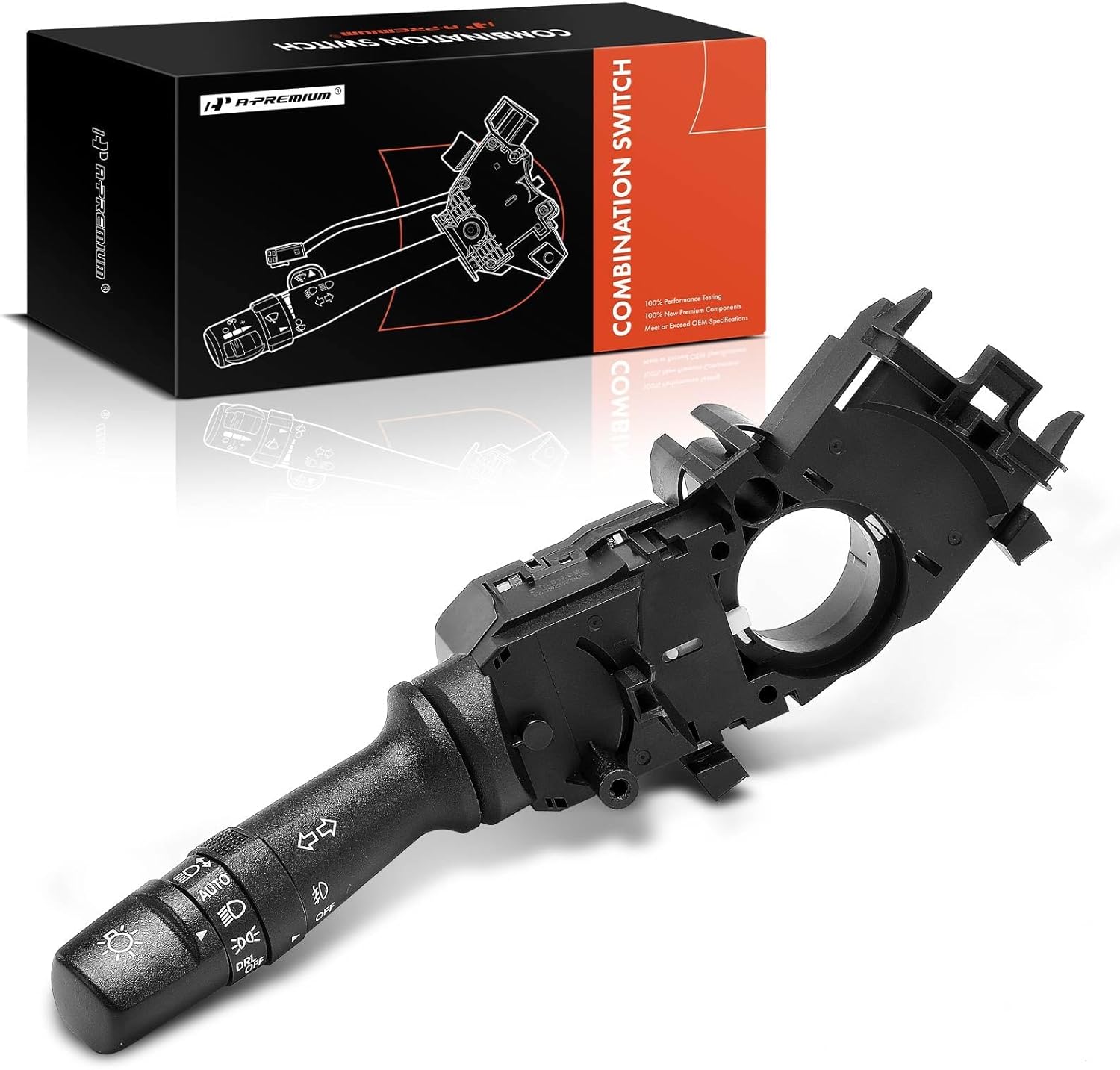 A-Premium Turn Signal Switch, Headlight Dimmer (Auto), Parking Fog Light Multifunction Switch Lever Compatible with Hyundai Elantra 2013 2014 2015 2016