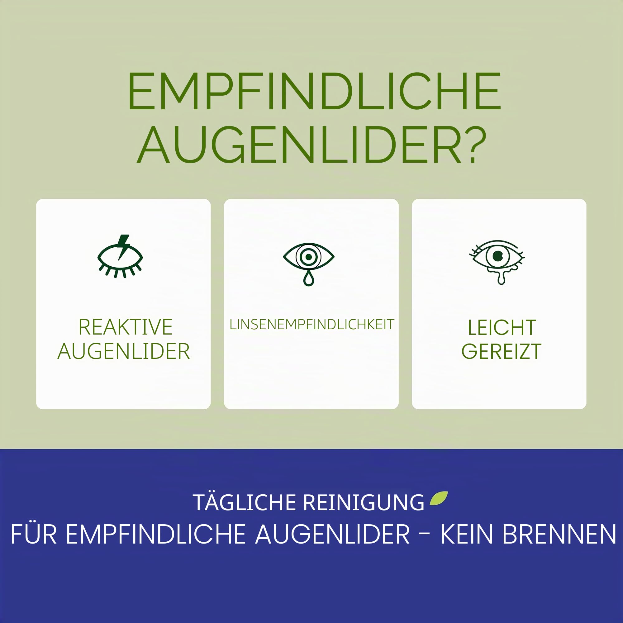 NOVEHA Augenlidtücher - Für zarte Wimpern und Augenlider - Mit Hyaluronsäure, Kamille und Aloe Vera - Einzeln verpackte, vorbefeuchtete Pads (60 Tücher)