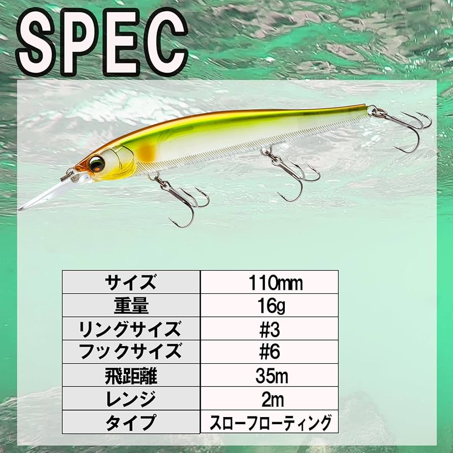 ジャークベイト詰め合わせ Amazon.co.jp: DUEL(デュエル) L-バス ジャークベイト ミッド