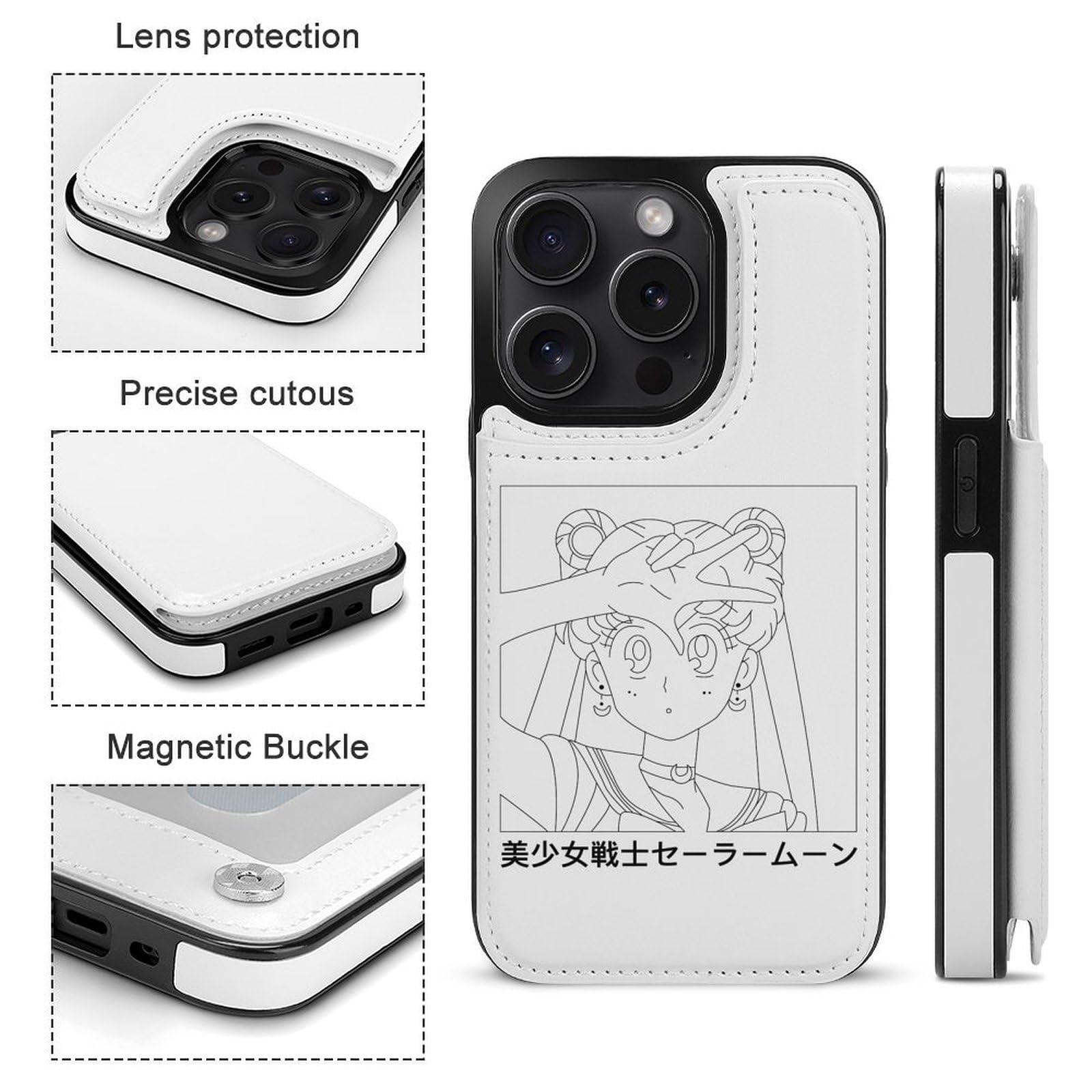 Amazon.co.jp: iPhone15 Pro ケース 美少女戦士セーラームーン 