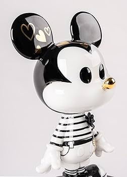 ミッキー　LLADRO Mickey Total Black Sculpture | Lladró® USA