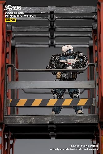 Miniatura 10 de 1/18 JoyToy Building Depot: Watch Tower modelo militar de juguete para figuras de acción JoyToy escala 1/18 Ver Torre