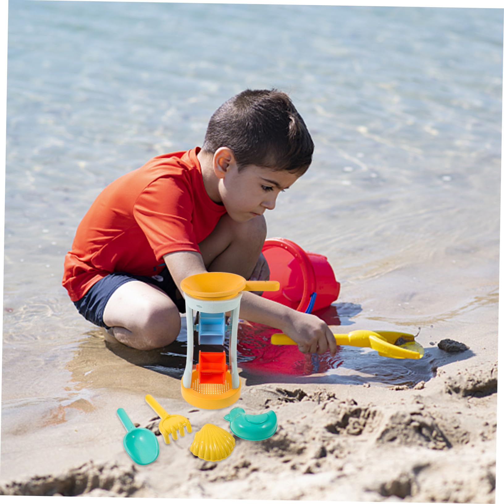 Juguete de Playa Cubo de Arena 1 Juego de Plástico para Niños