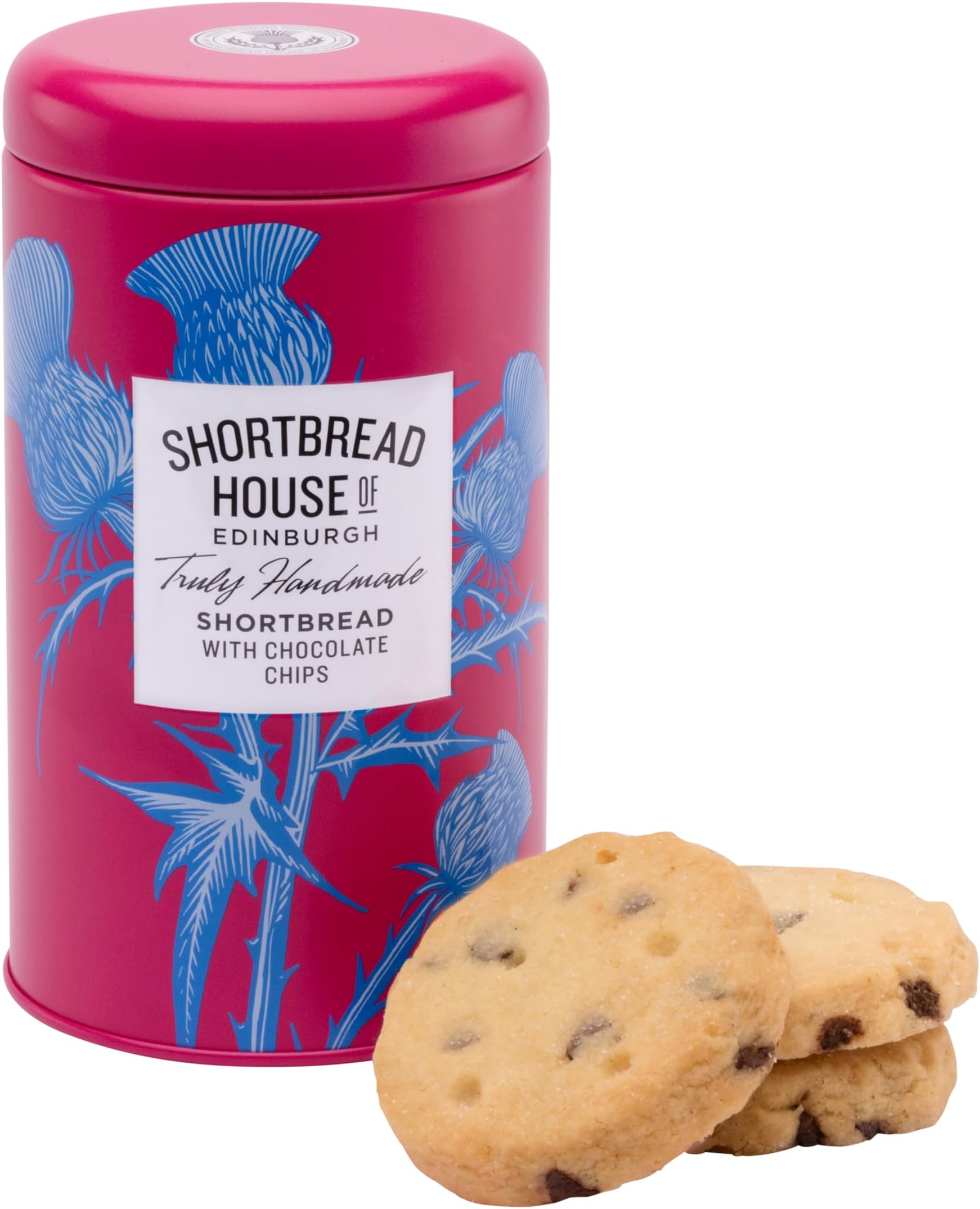 Shortbread House of Edinburgh | Handmade Shortbread with Dark Chocolate | 140g Tin