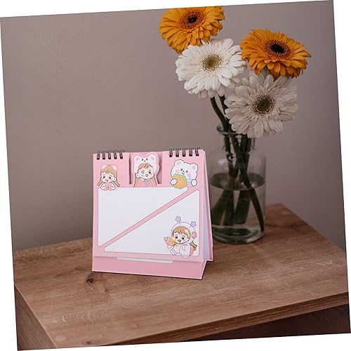Miniatura 3 de Didiseaon 4 Pcs paper calendar for home Coil desk bunny notebook spiral miniature decorations easel Vertical desktop 2023 paper calendar small