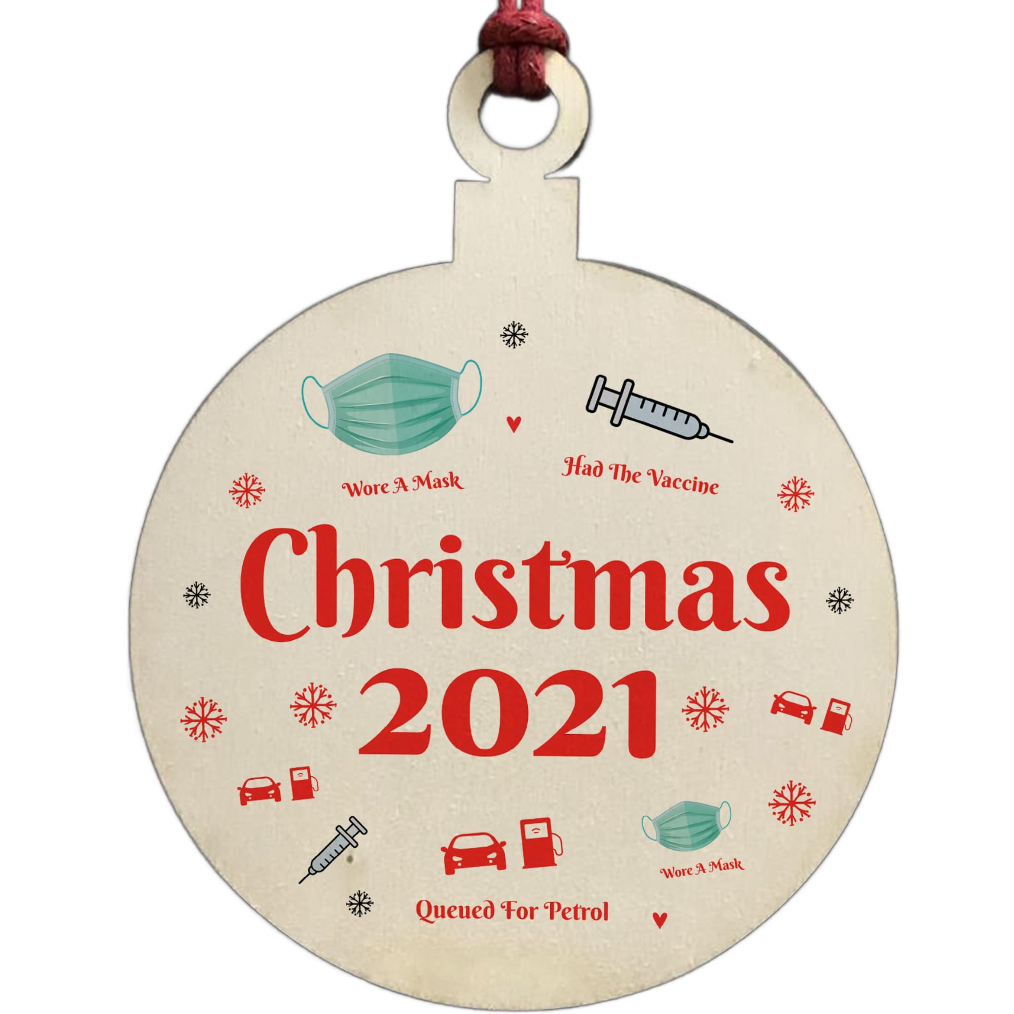 Christmas 2021 Novelty Christmas Tree Decoration Friendship Gift Keepsake