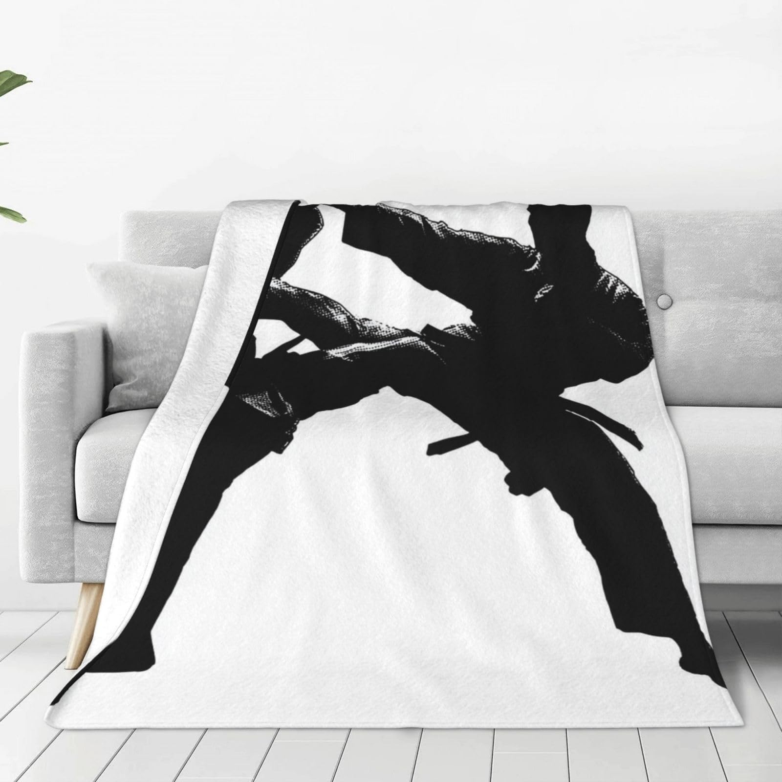 MXZERFKGLA Throw Blanket for Couch Thick Soft Fleece Blankets Warm Cozy Air Conditioning Quilt All Seasons kickboxing Blanket Lightweight Flannel Fuzzy Blankets for Bed Couch Living Room Sofa 40"x30"