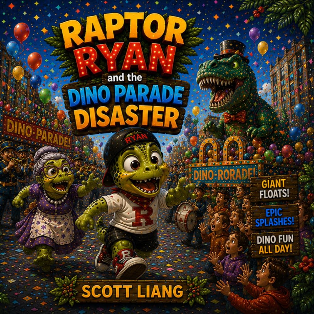 Raptor Ryan and the Dino Parade Disaster: A Funny Rhyming Dinosaur Adventure Picture Book for Kids Ages 3–7 (Raptor Ryan Dino Disasters)