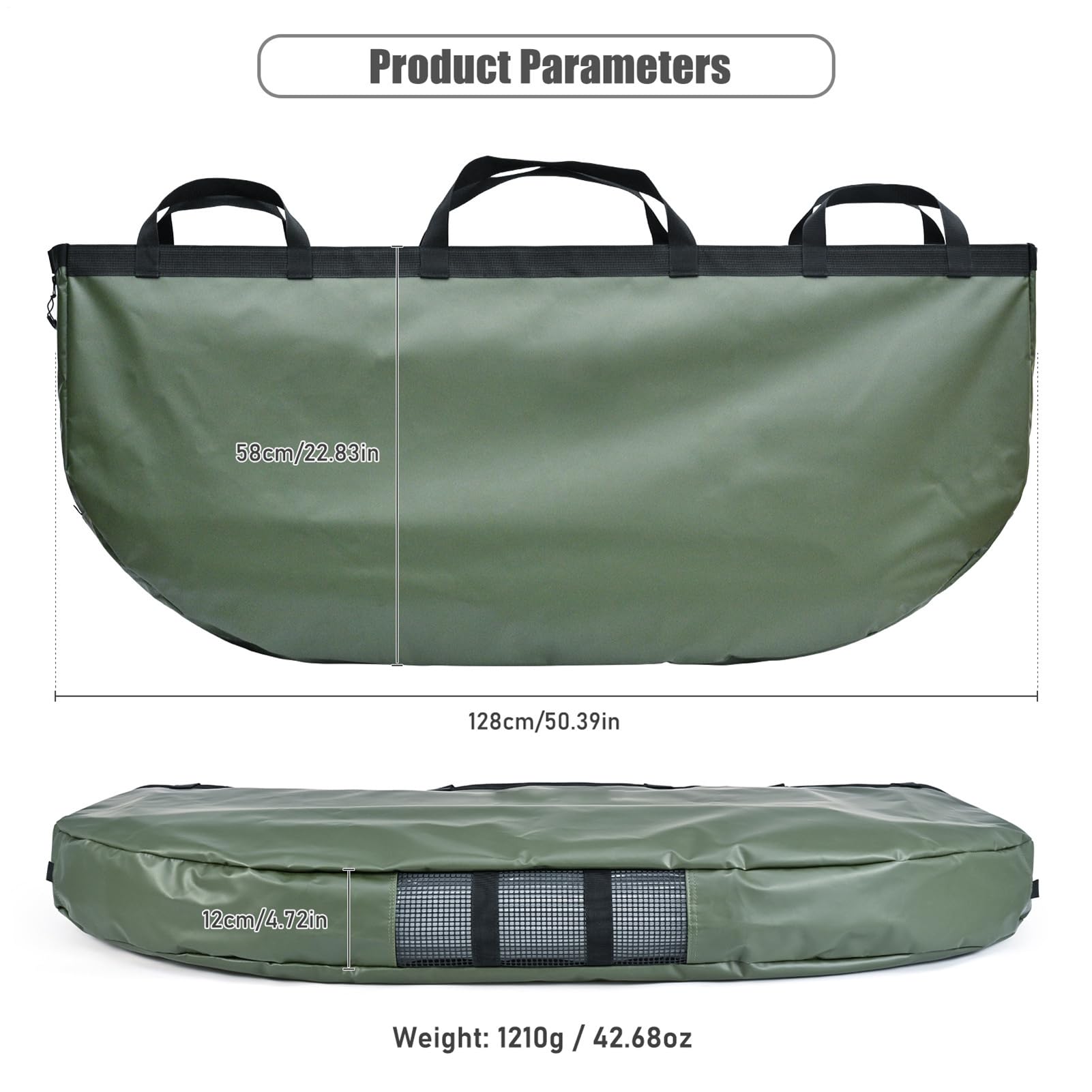 Borsa da Pesca per Trote Borsa Per Esche Da Pesca All'Aperto | Portatile Impermeabile Grande Capacità Pieghevole Per Trekking Campeggio Escursionismo