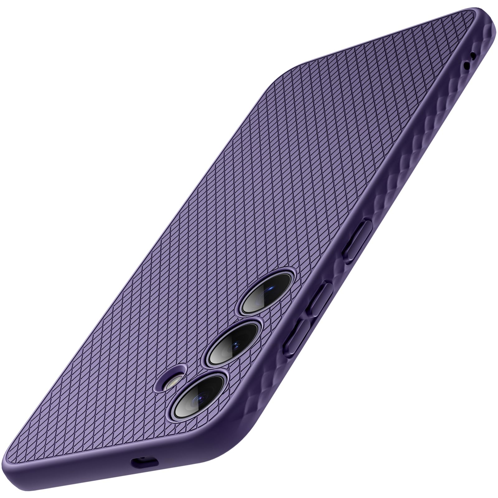 JETech Grip Case for Samsung Galaxy S24 Plus / S24+, Soft TPU Slim Fit Protective Phone Cover with Camera Lens Full Protection, Shockproof (Cobalt Violet)