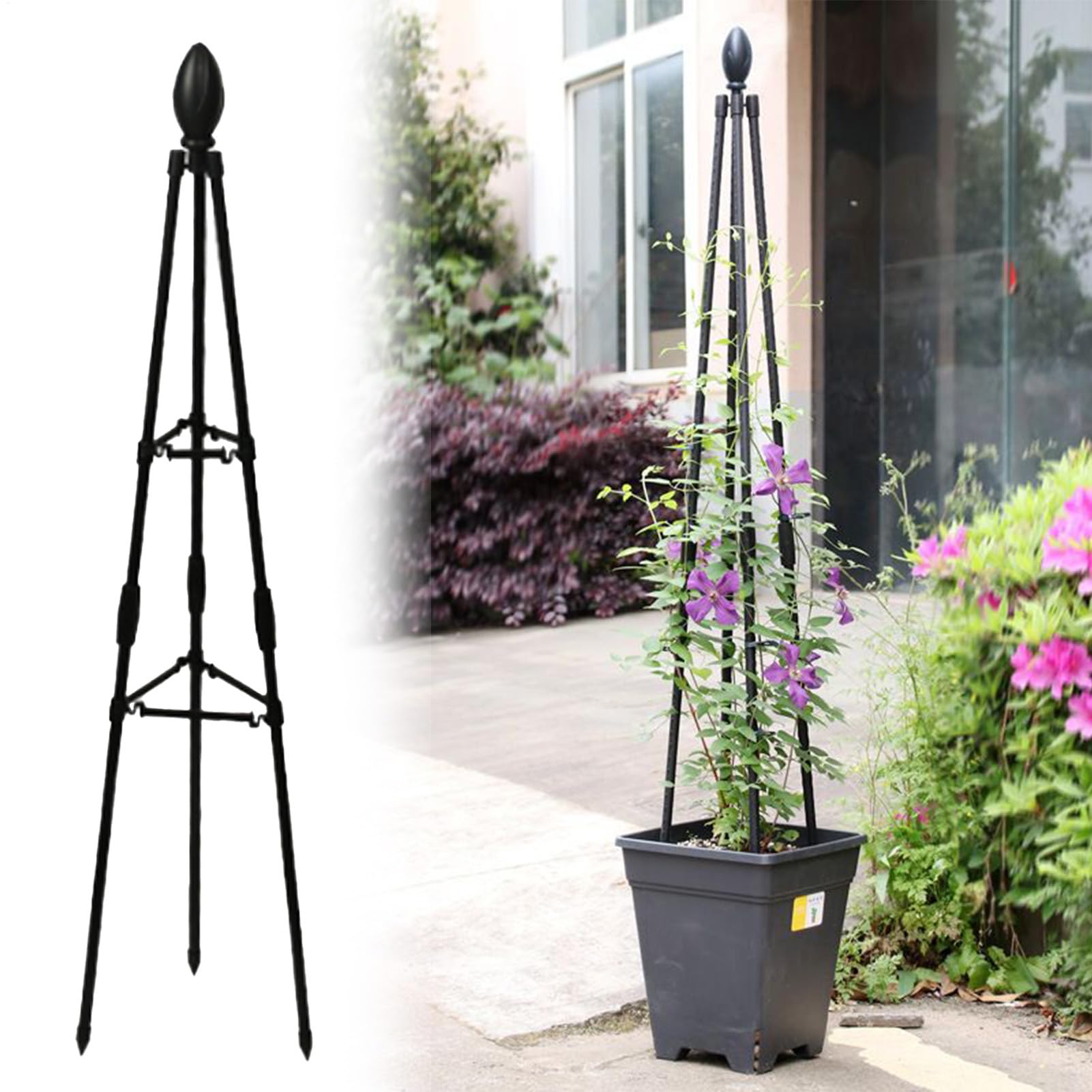 Komkommer Trellis, Tuin Trellis Voor Klimplanten Plant Ondersteuning Frame Metalen Trellis Outdoor Plant Klimmen Trellis Voor Groente Erwt Fruit Wijnstok(groente
