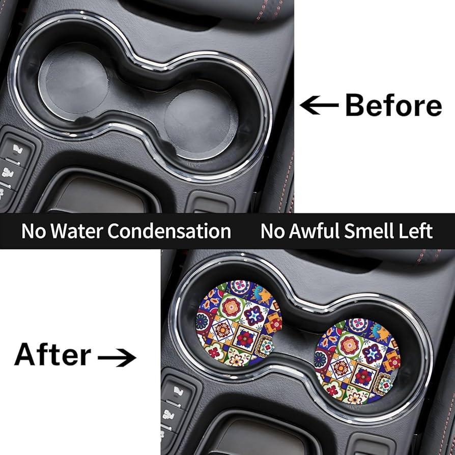 I Tested The Best Ceramic Car Cup Coasters And Here's Why They're A Must-Have For Every Commuter - My Personal Review