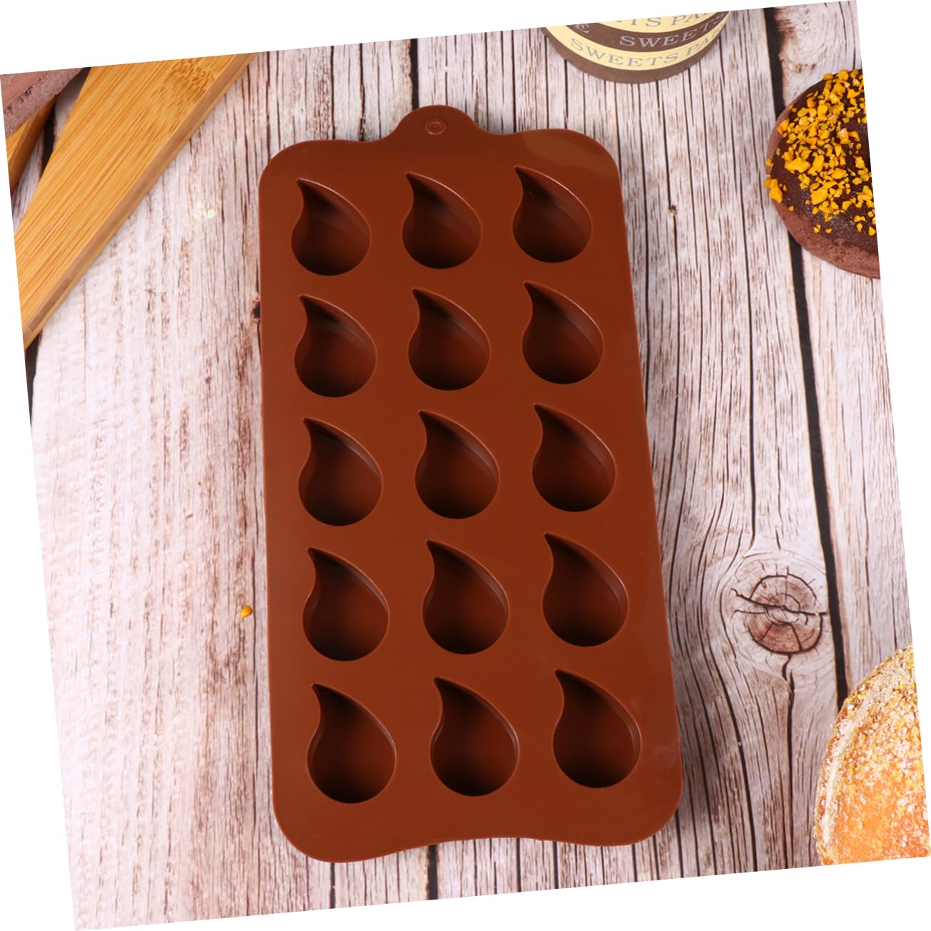 MAGICLULU 6 Moldes De Chocolate Mini Molde Para Tartas Galletas De Mantequilla Moldes De Corazón Para Galletas De Chocolate Formas De Mousse Molde Para Galletas Molde Para Barra A
