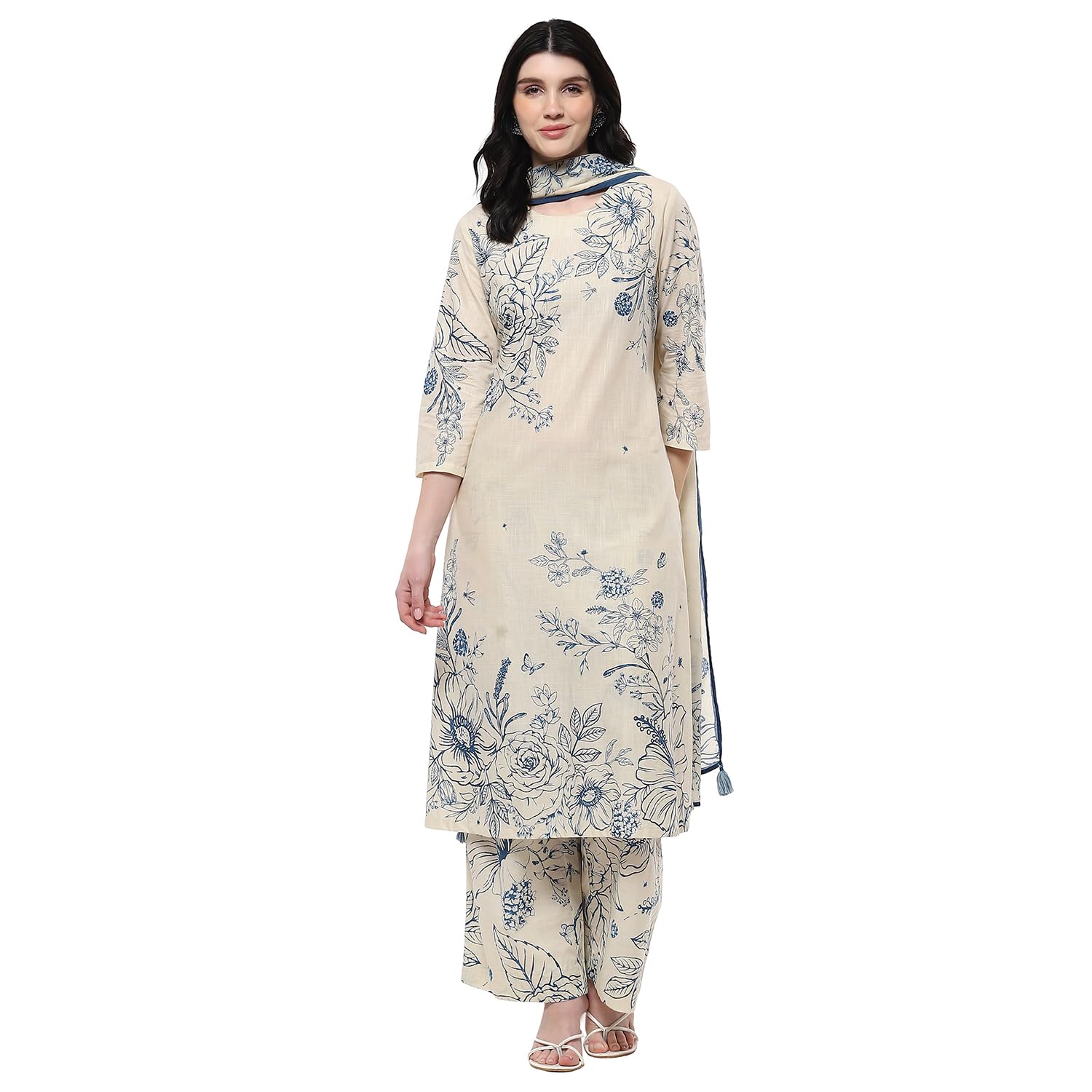 biba Women Cotton Straight Printed Suit Set-picture-29