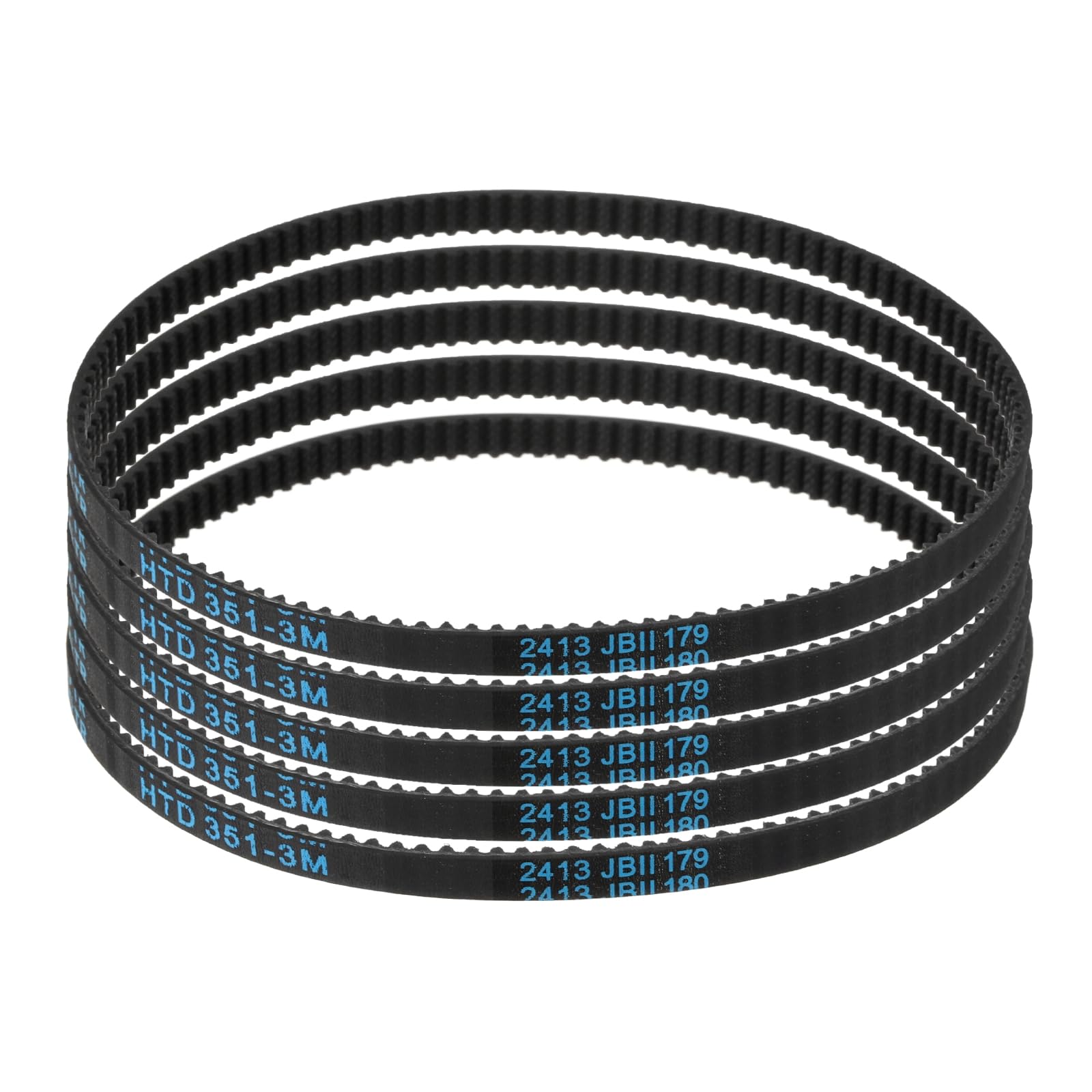 uxcell 5pcs HTD-3M Rubber Timing Belt 67 Teeth, 201mm L x 6mm Wd x 2.4mm H — Amazon image 26