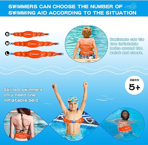 Miniatura 4 de Adult Swim Training Equipment, Swim Belt for Adult, Adult Swim aid,Make Your Swimming Easier and Easier, Great for Pool Swimming or Training