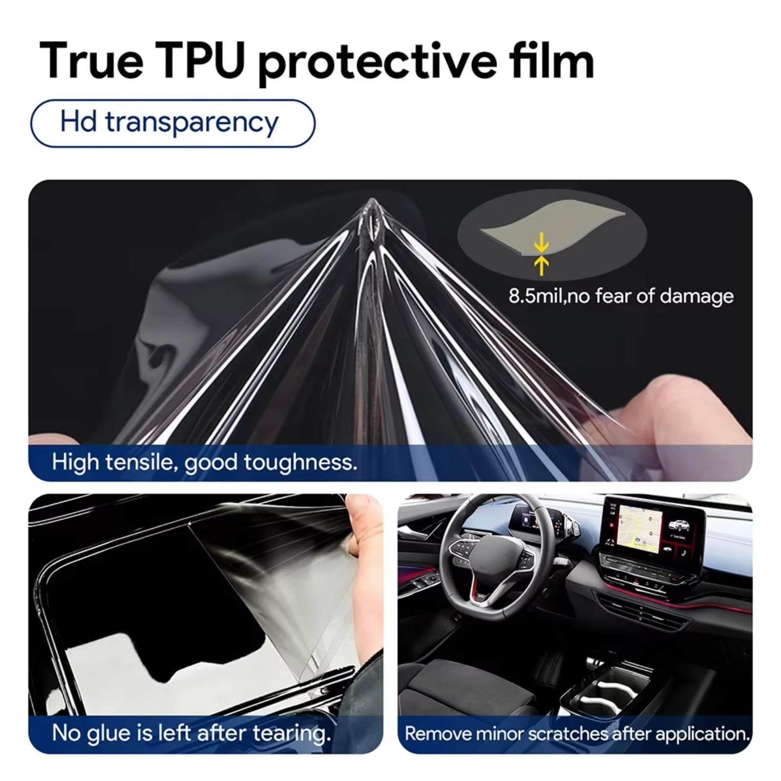 Compatibile Con MG Per HS 2025 Kit Protezione Protezione Schermo GPS Per Auto Cruscotto Pannelli Console Schermo HD Trasparente Protezione Pellicola protettiva GPS(RHD)