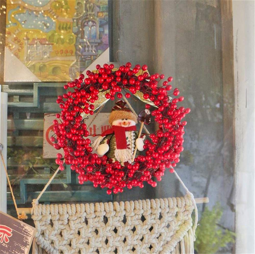 Guirlande De Noël Creative Artificielle Berry Suspendus Guirlande Porte Guirlande pour La Maison De Jardin Décor De Noël Suspendus Ornement 2