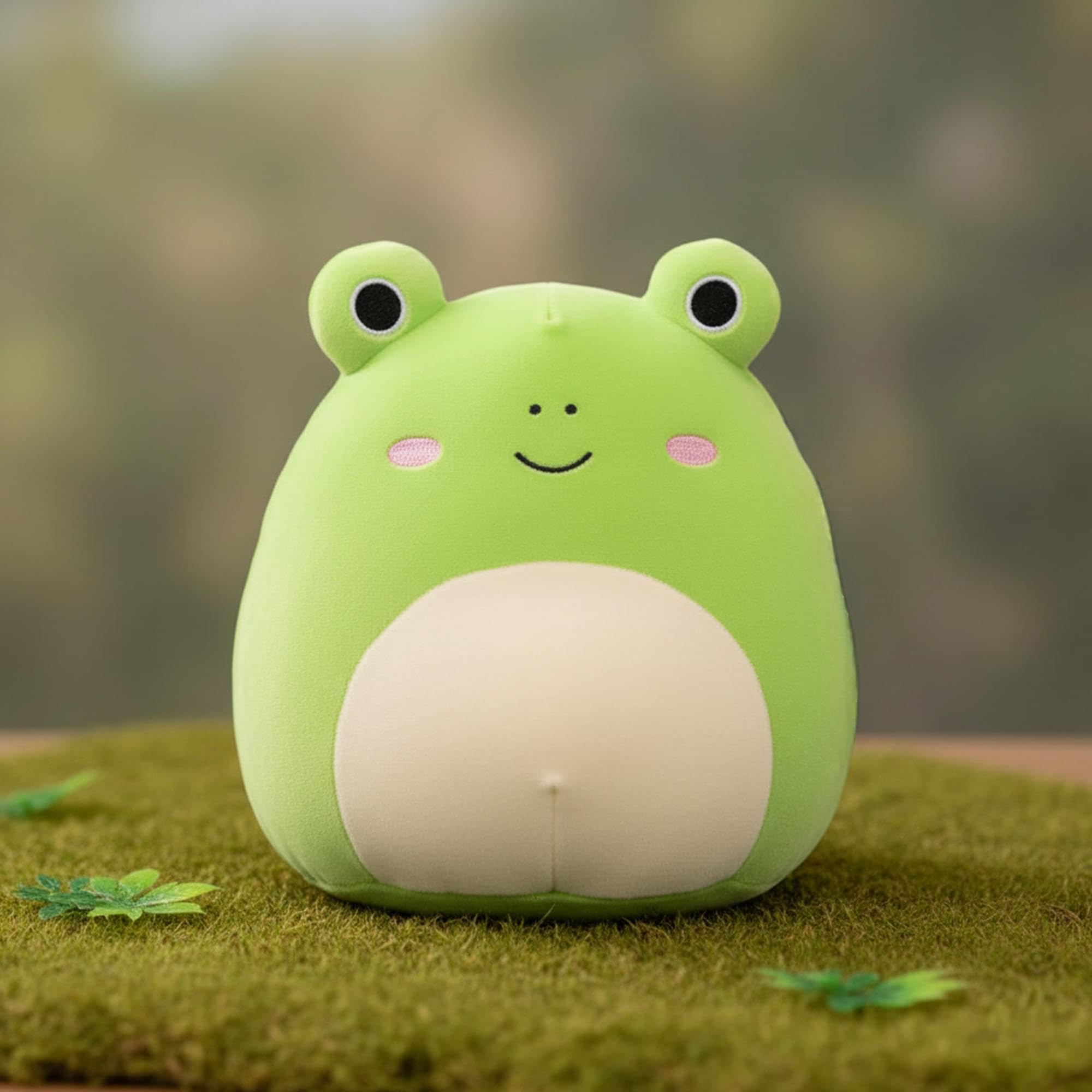 Squishmallow Kellytoy oficial de peluche para mascotas, escuadr n, perros, gatos, conejitos, ranas, esponjoso, suave, animales de peluche (Wendy Frog, 8 pulgadas)