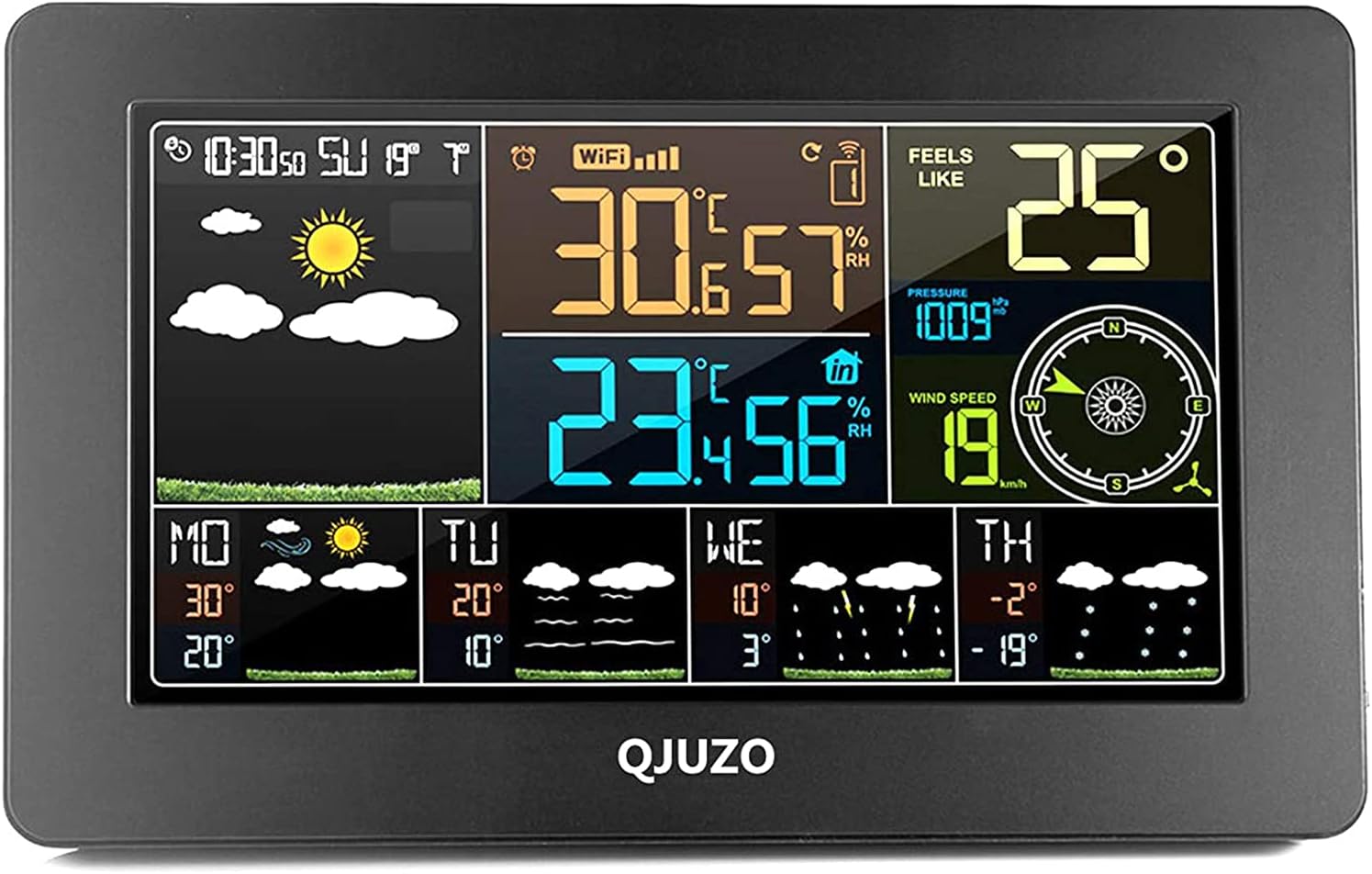 Easyweather-wifi4272 метеостанция. Fanju fjw4 обзор. 8001. метеостанция с двумя внешними датчиками. погодная станция tfa.