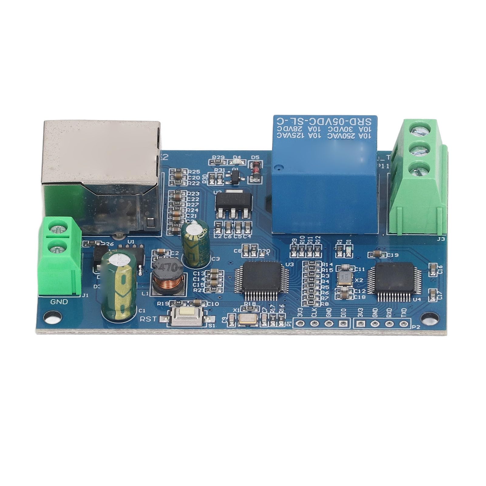 Modulo relè di Rete, Modulo relè RTU a 1 Via Modulo Controller Ethernet Modulo relè di Rete di Controllo LAN, Controllori di Processo