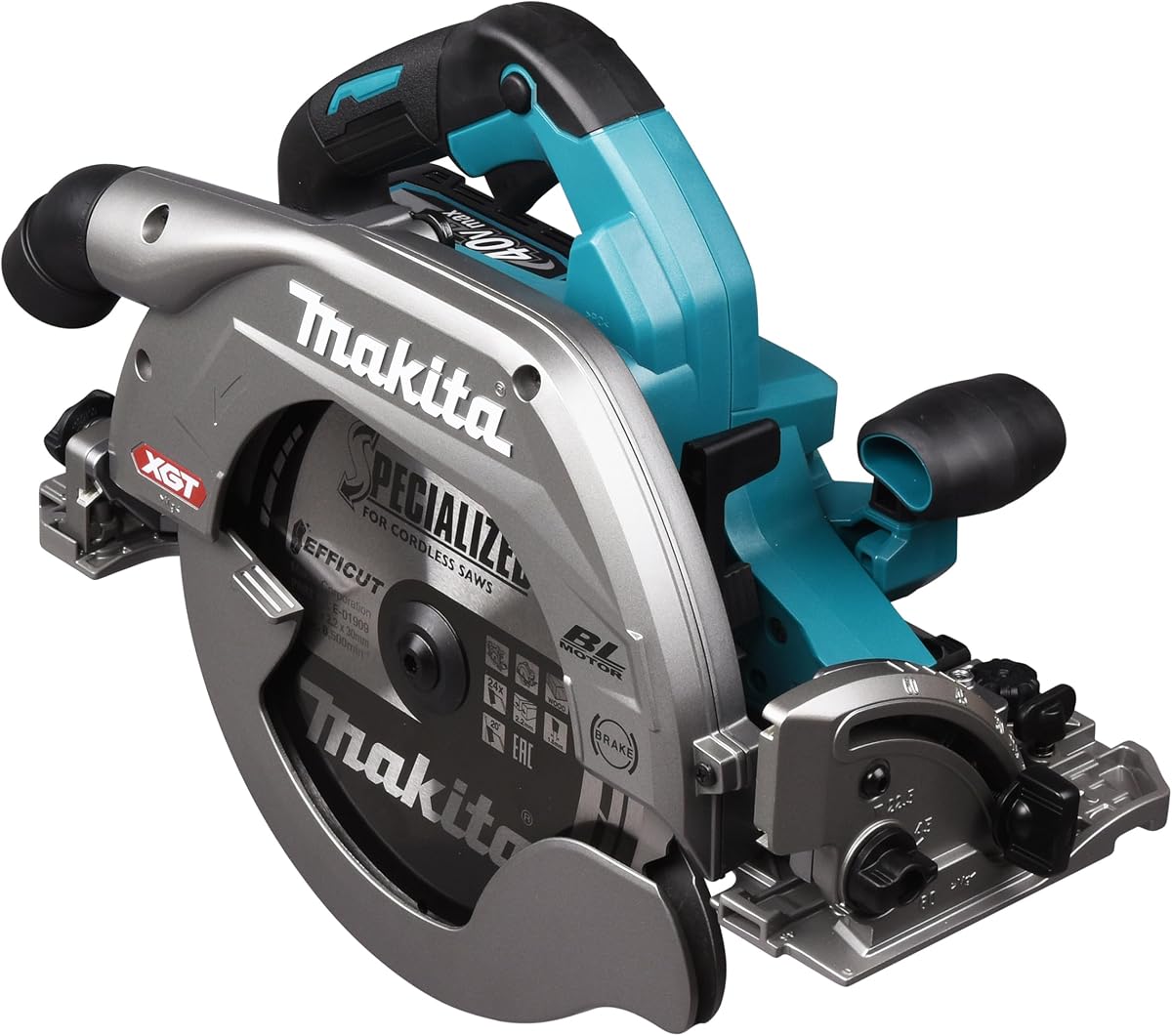 Sierra circular Makita HS009GZ 40V Max Li-ion XGT sin escobillas de 235 mm - Baterías y cargadores no incluidos