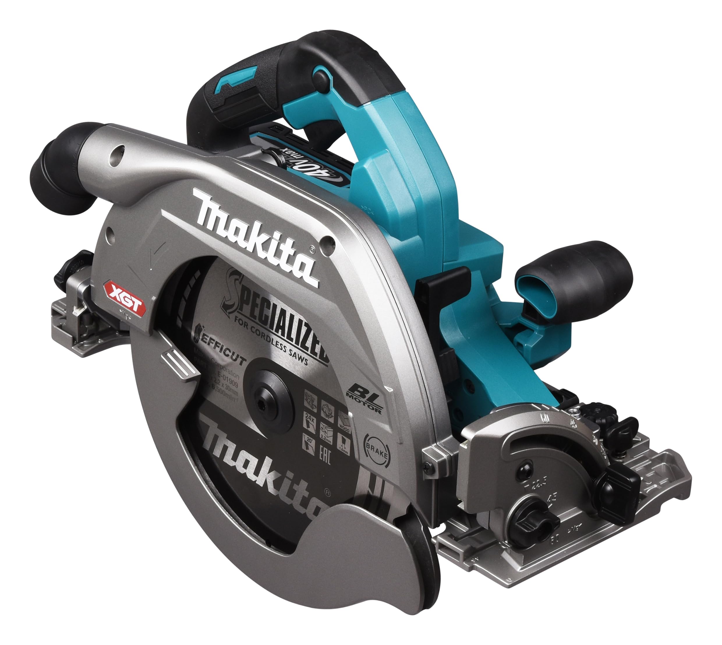 Makita Blue Hs009gz 40V Max Li-Ion Xgt Brushless 235Mm Circular Saw – Batteries And Chargers Not Included