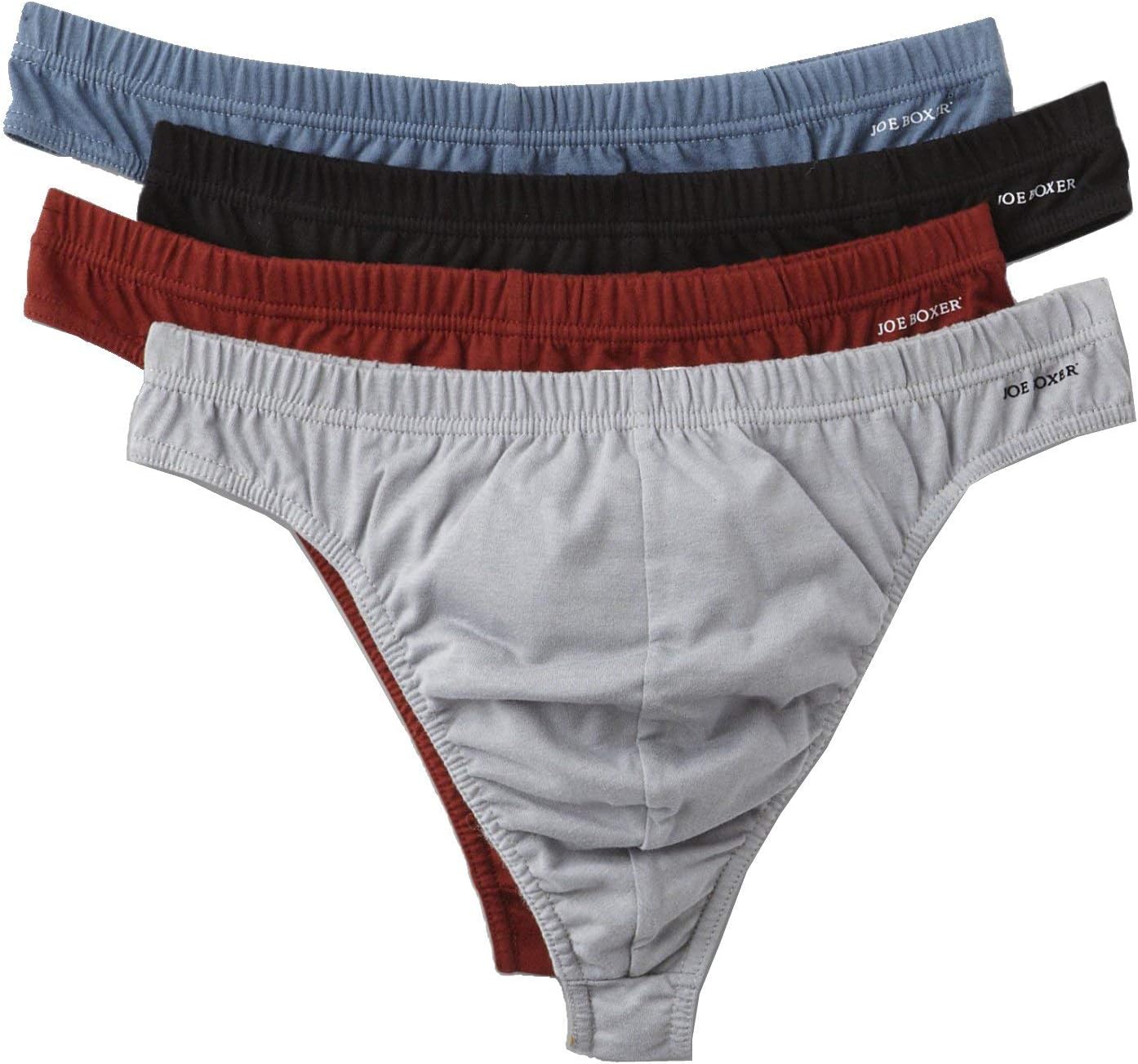 4 Pairs Joe Boxer Men's Thong Underwear Medium/32-34