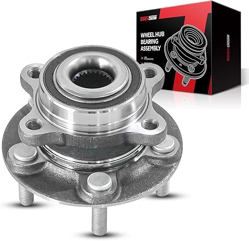 Miniatura 13 de Conjunto de cojinetes de buje de rueda delantera Torchbeam 513347 para Mazda CX-5 2013-2022, 2014-2021 Mazda 6 Rodamiento de rueda de 5 lengüetas